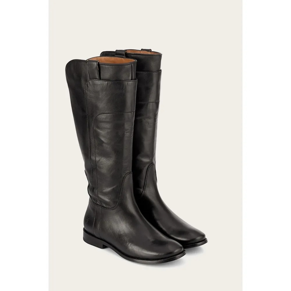 Frye Page knee high riding boots,motorcycle boots in brown Sz9.5